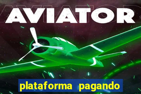 plataforma pagando no cadastro